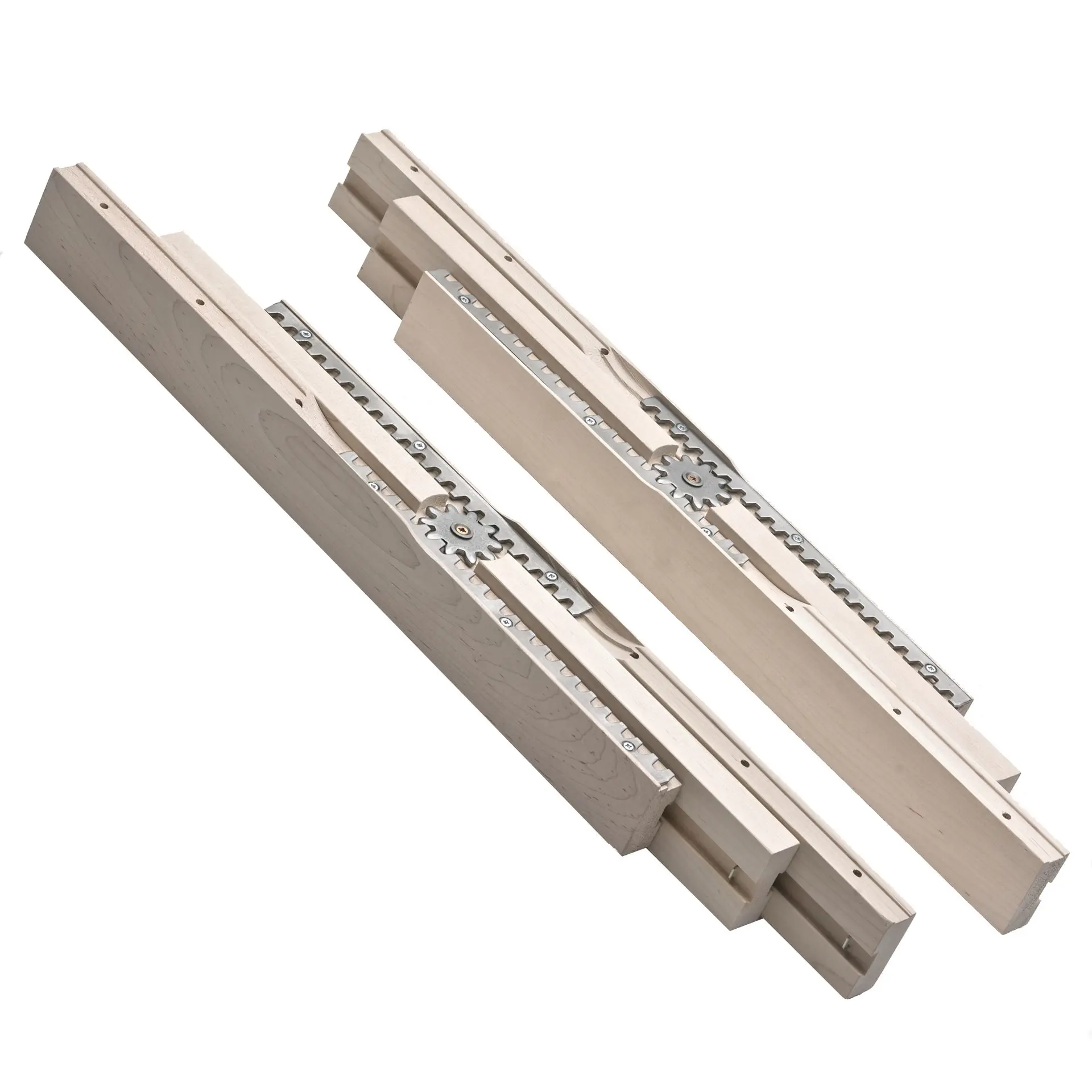 Table slides Wooden table slides with smooth extension mechanism