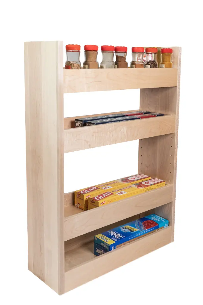 Maple Dovetail Drawer Spice Pull out.webp