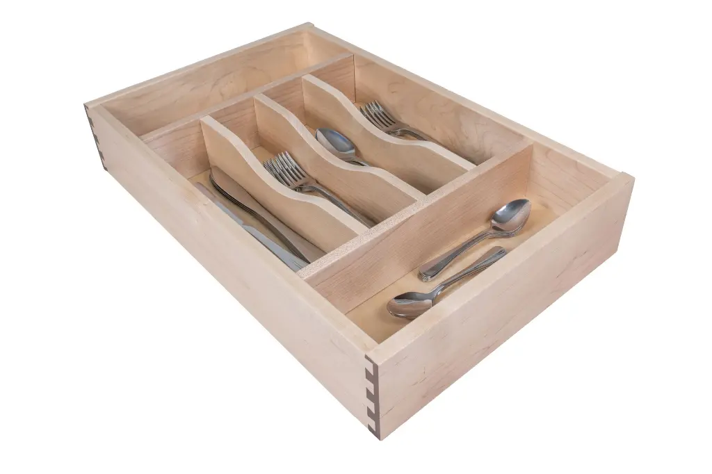 Maple Dovetail Drawer with cutlery divider D3S acc.webp